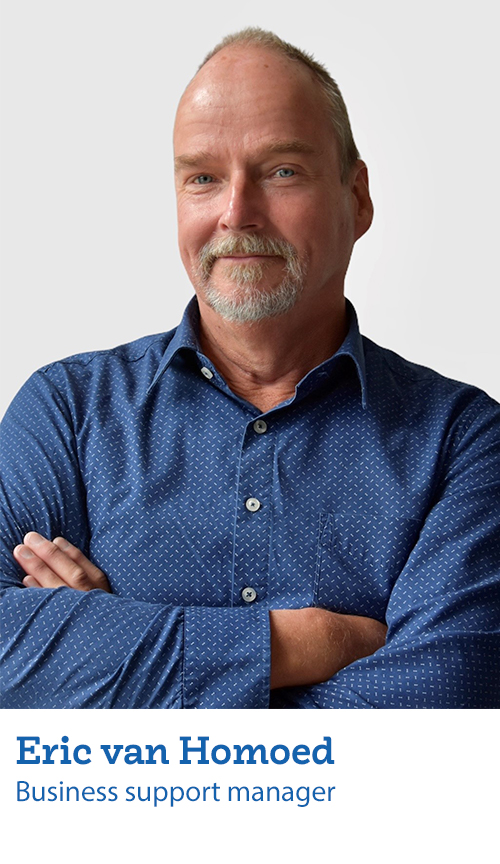 Eric van Homoed, Business support manager