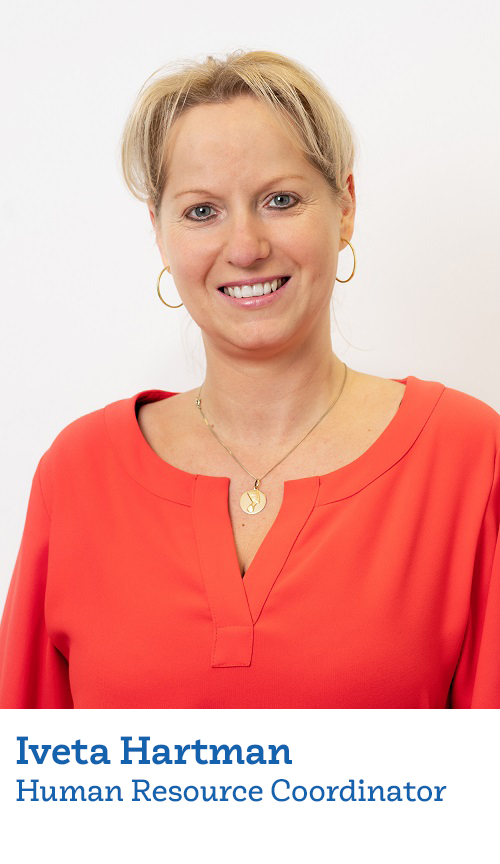 Iveta Hartman, Human Resource Coordinator