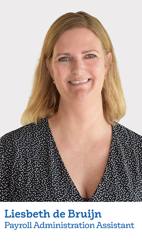 Liesbeth de Bruijn, Payroll Administration Assistant